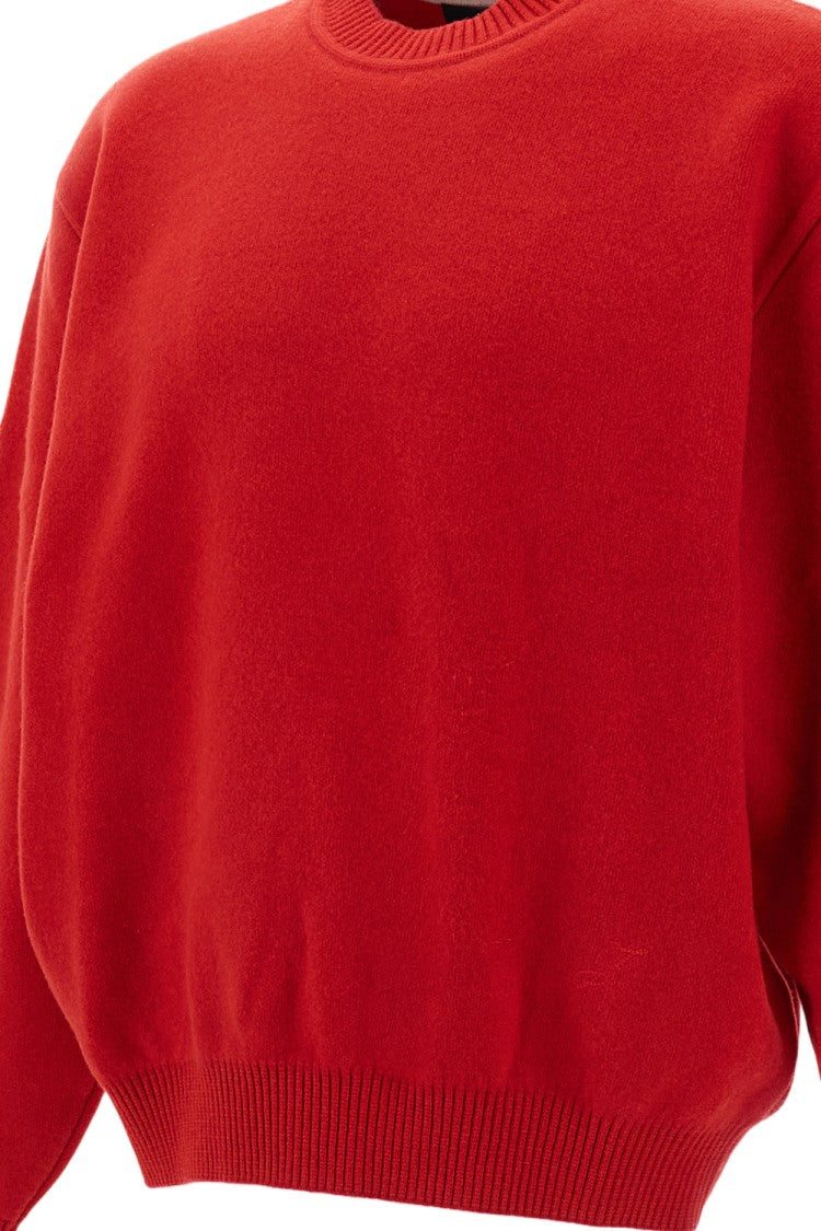 Jacquemus Red La Maille Pelota Wool Cashmere Sweater