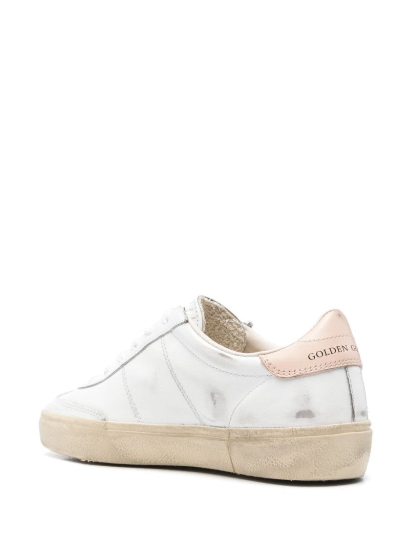 Golden Goose White Leather Sneakers