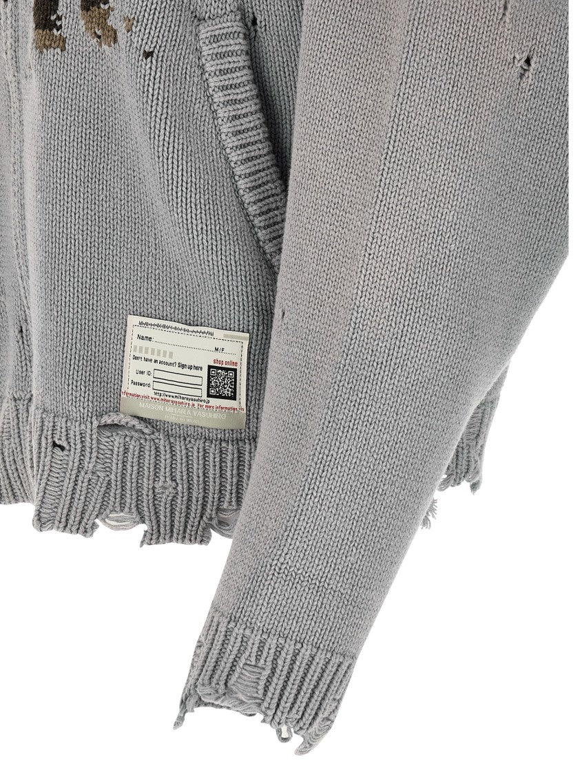 Maison Mihara Yasuhiro 'Dog Jacquard Knit' Cardigan