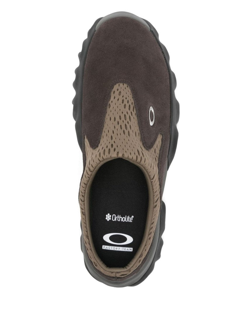 Oakley Suede And Mesh Slip-On Shoes