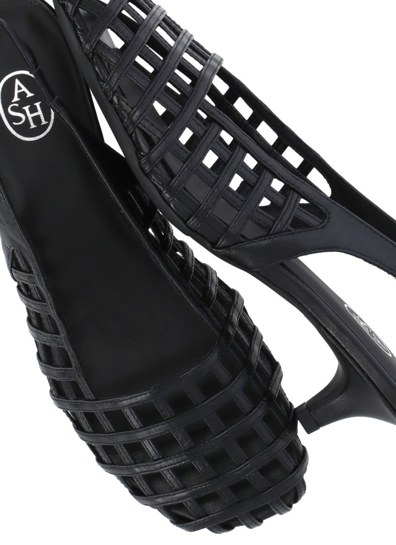 Ash Black Enji Cut-Out Pumps