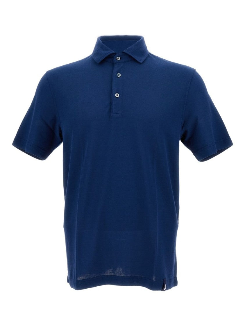 Drumohr Peach Orange Classic Logo Polo Shirt