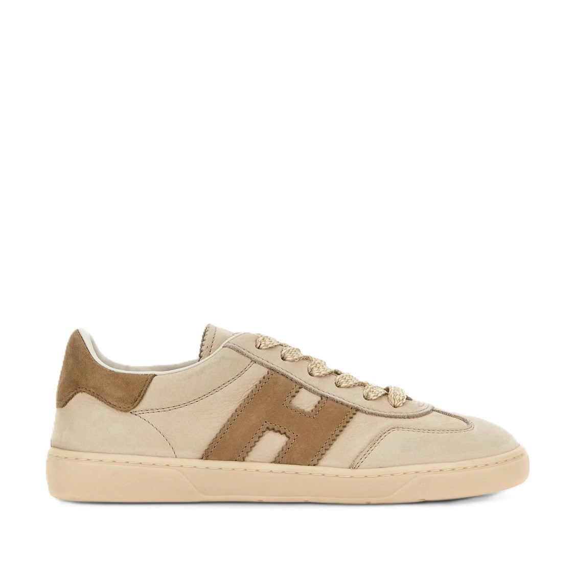Hogan Beige Light Brown Low-Top Sneakers