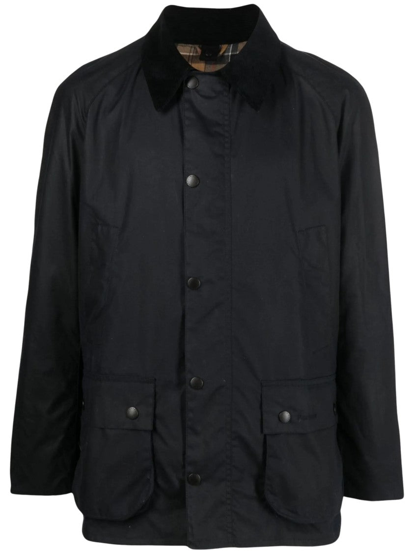 Barbour Ashby Corduroy Collar Snap-Button Cotton Jacket
