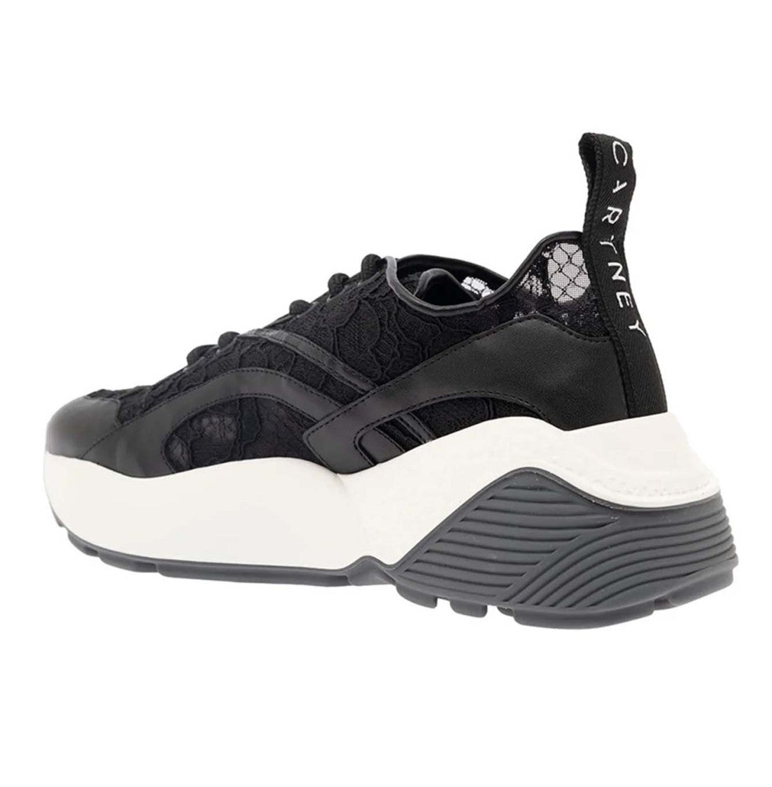 Stella Mccartney Textured Black Sneakers