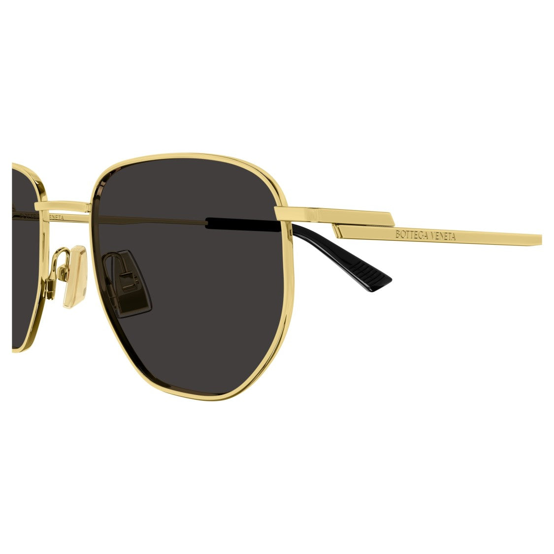 Bottega Veneta Bv1301s Gold Metal Frame Sunglasses