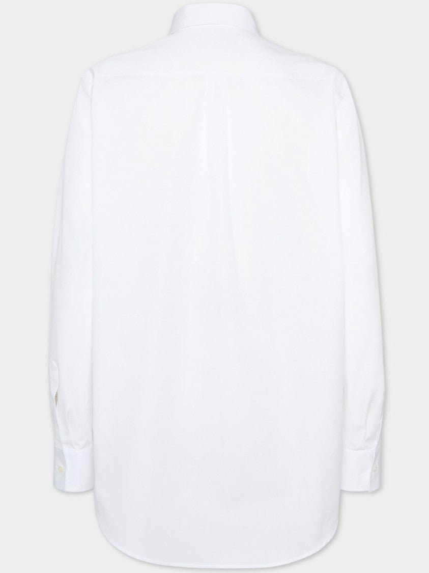 Dsquared2 Maxi Dean White Cotton Button Shirt