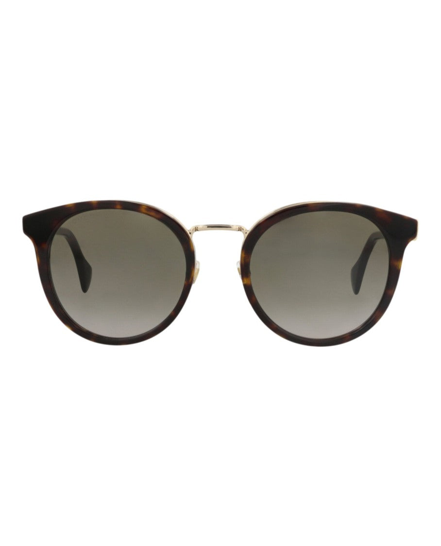 Gucci Round-Frame Acetate Sunglasses