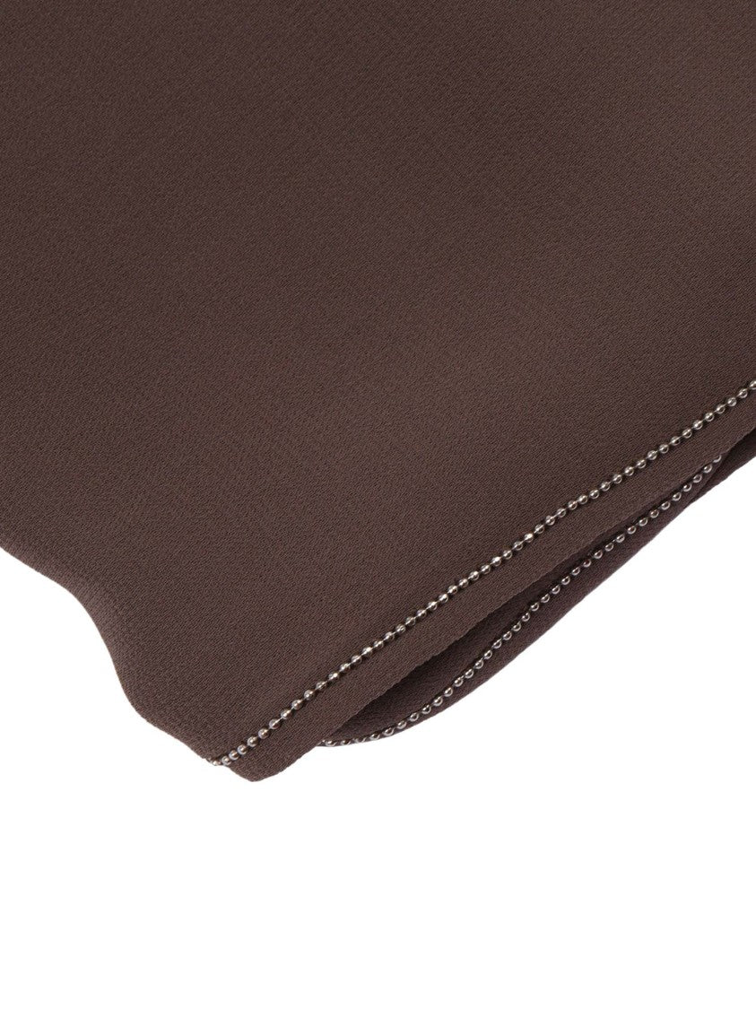 Peserico Dark Brown Woman Scarf Scarf