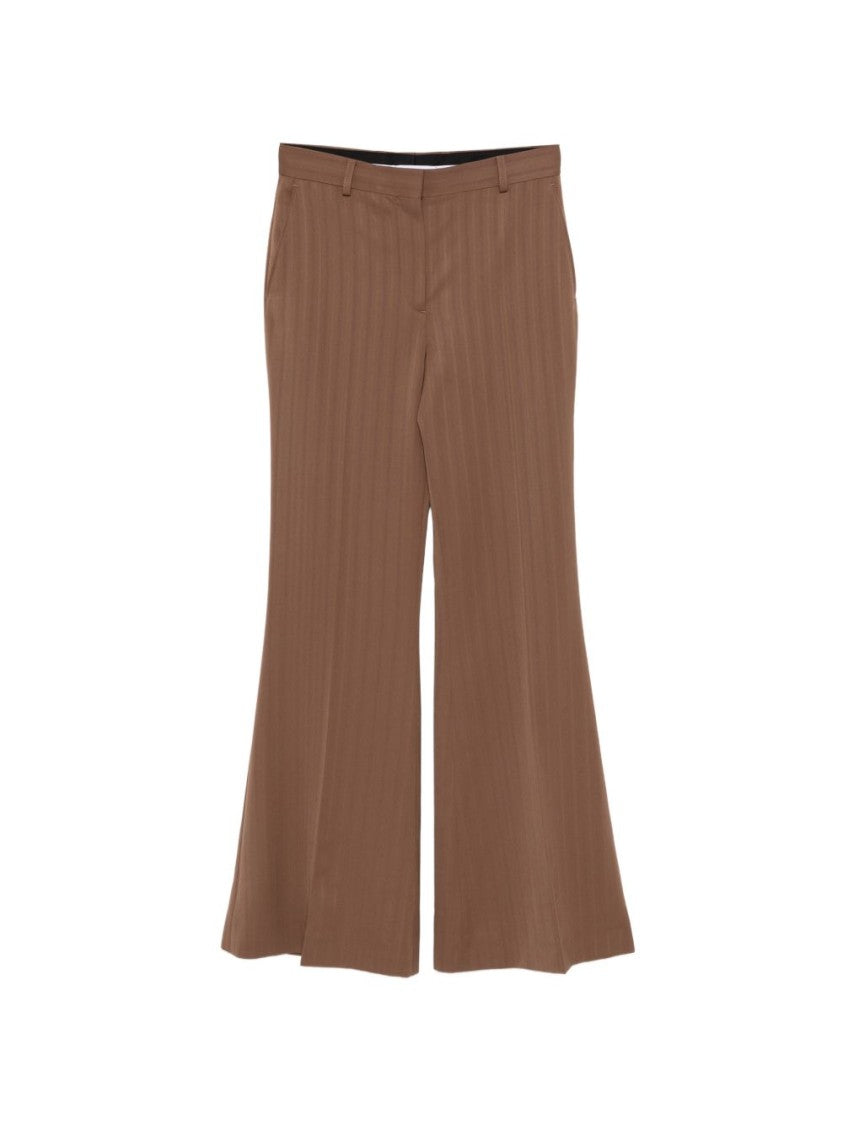 Stella Mccartney High-Waisted Wide-Leg Trousers With Tailored Fit