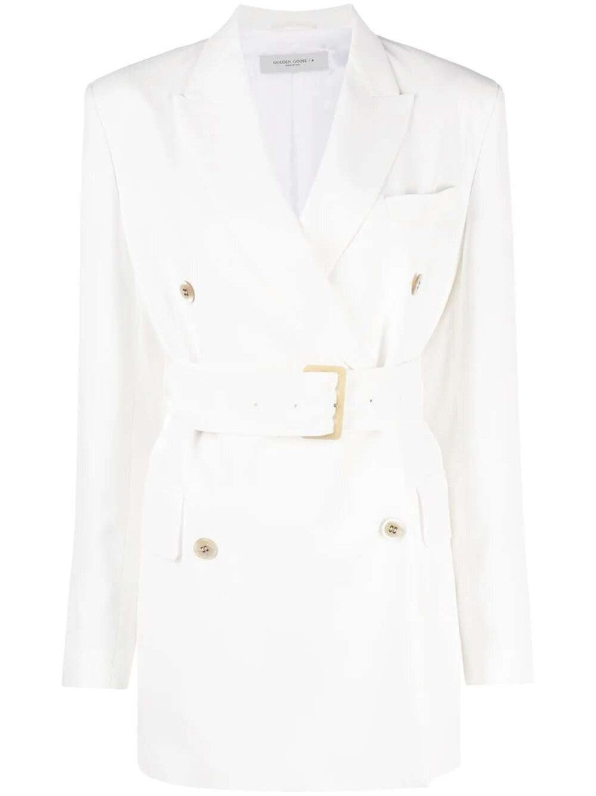 Golden Goose Double-Breasted Belted Blazer