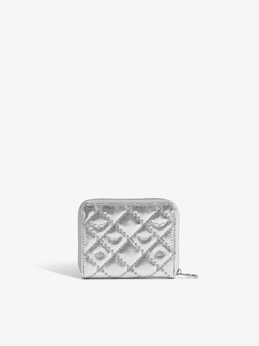 Zadig & Voltaire Mini Zv Monogram Metal Wallet