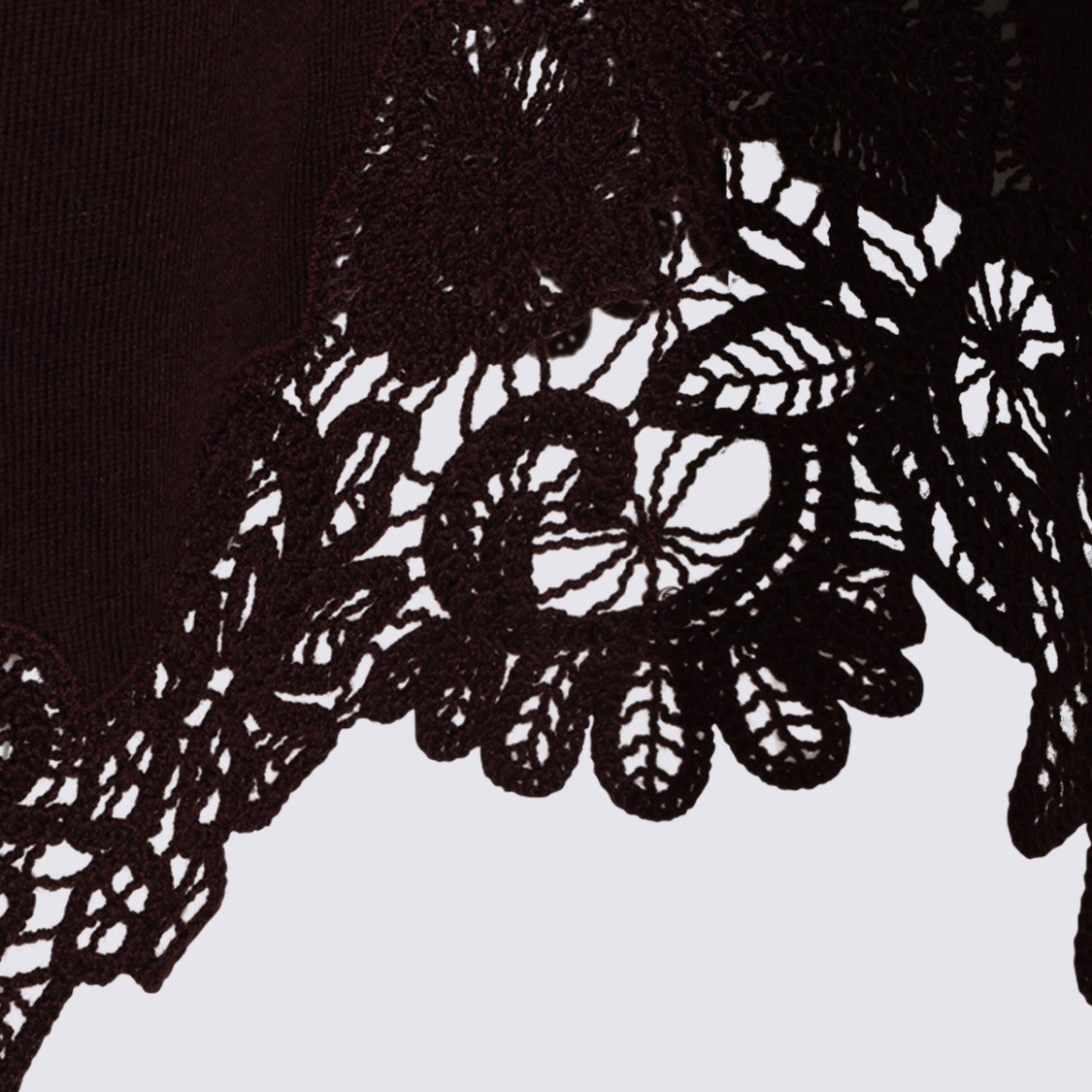 Zimmermann Fitted Waistband Lace Trim Midi Skirt
