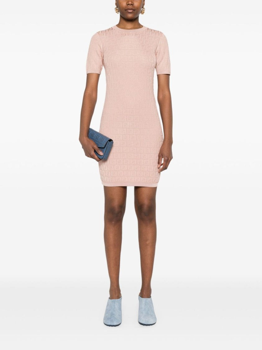 Fendi Ff Cotton Dress