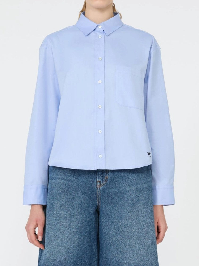 Weekend Light Blue Wkdnuoro Cropped Shirt
