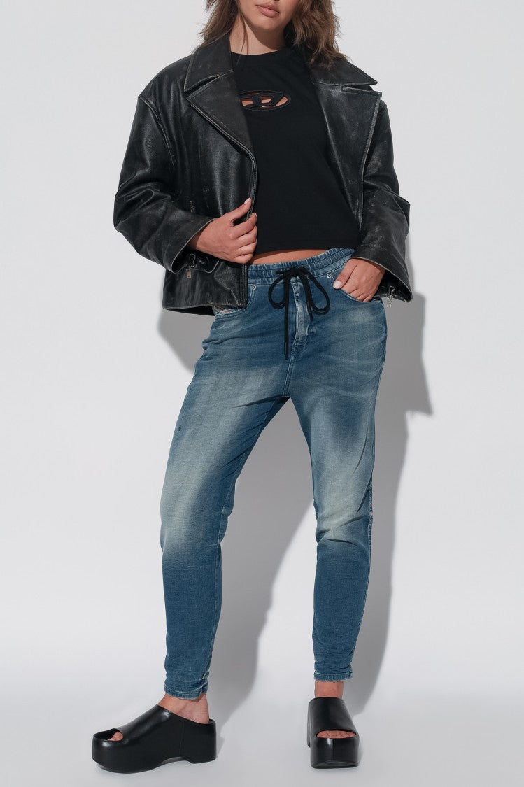 Diesel T-Buxt-Crop-Od' Logo Top