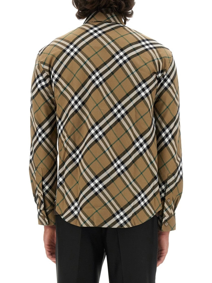 Burberry Check Patterned Burberry Shirt