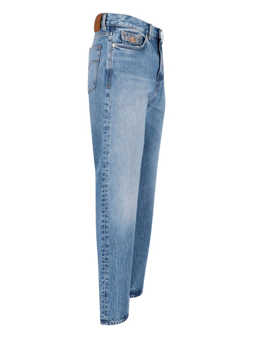 Versace Straight Jeans – Light Blue