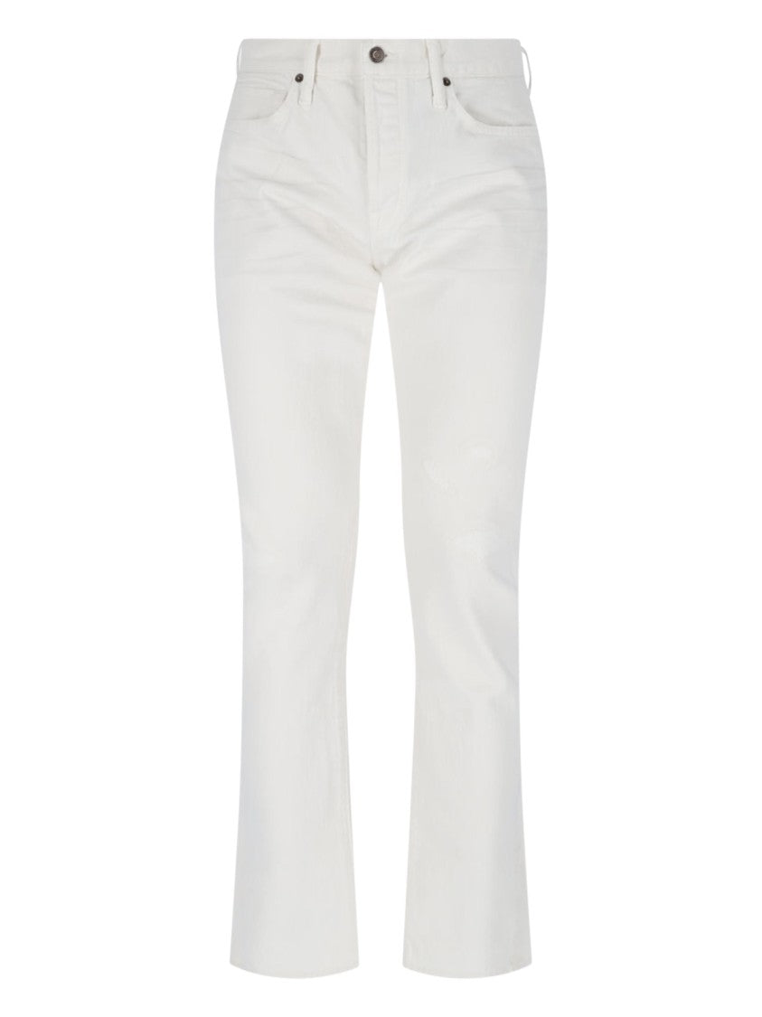Tom Ford Straight Jeans – White