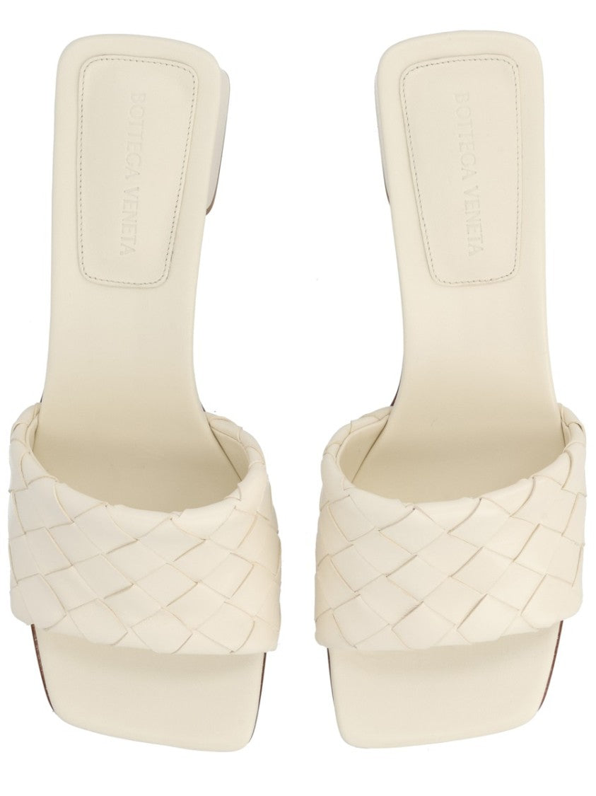 Bottega Veneta Park Woven Leather Sandals