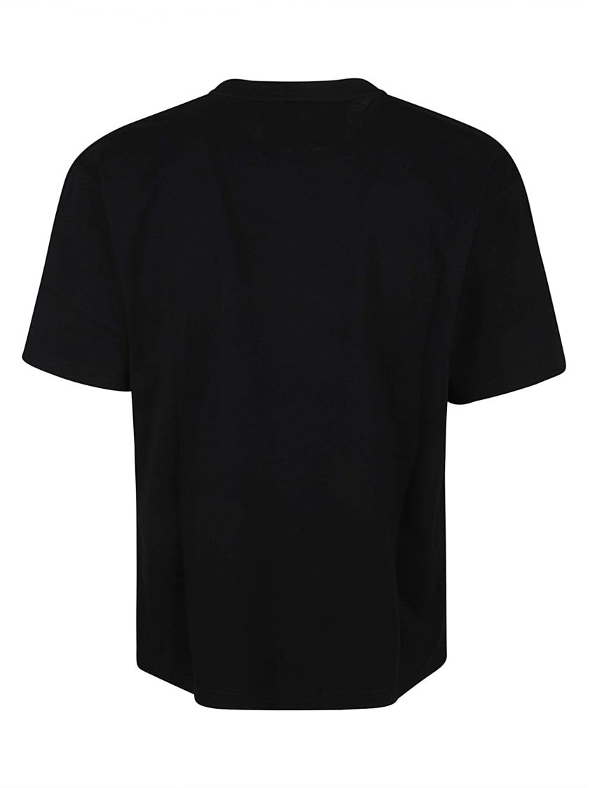 Valentino Garavani Regular Fit Black T-Shirt With Bold Print