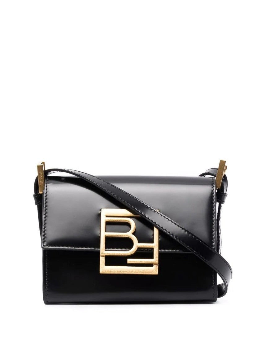 By Far Fran Black Leather Handbag