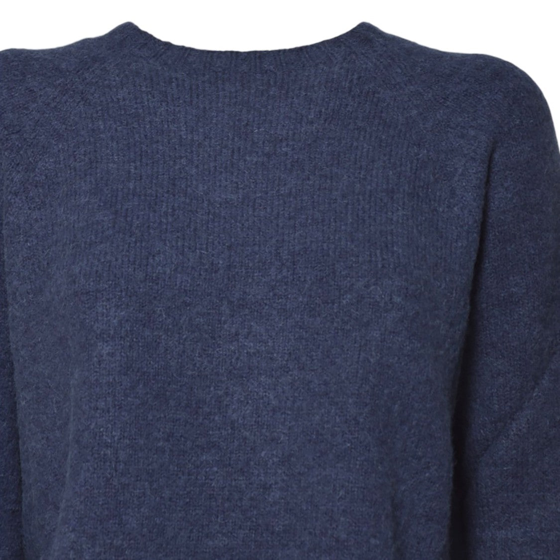 Max Mara Relaxed Fit Alpaca Blend Sweater With Round Neckline