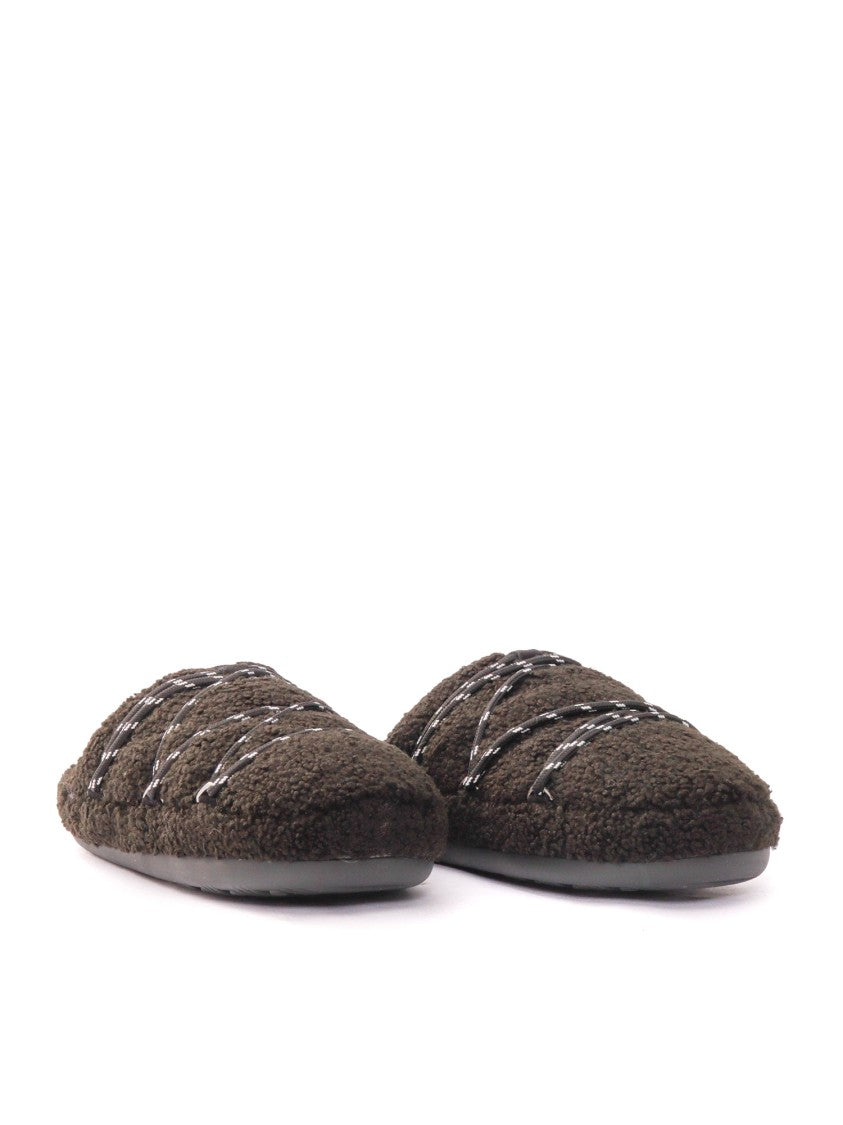 Moon Boot Mb Teddy Plush Textured Slippers