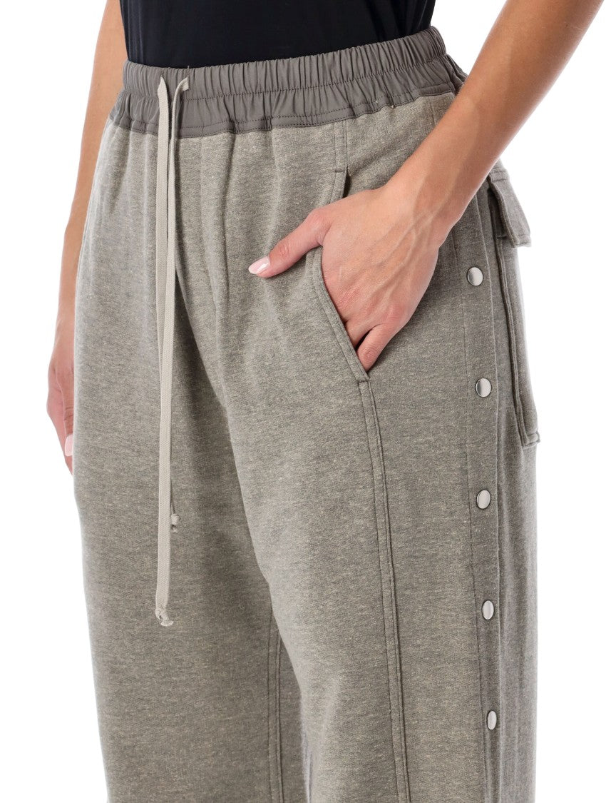 Drkshdw By Rick Owens Pusher Wide Leg Snap Pants