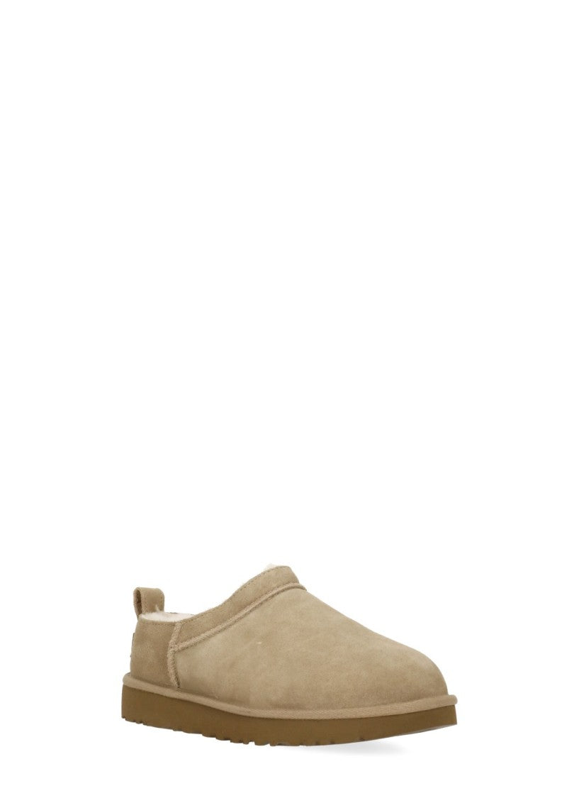 Ugg Beige Classic Micro Shearling Loafers