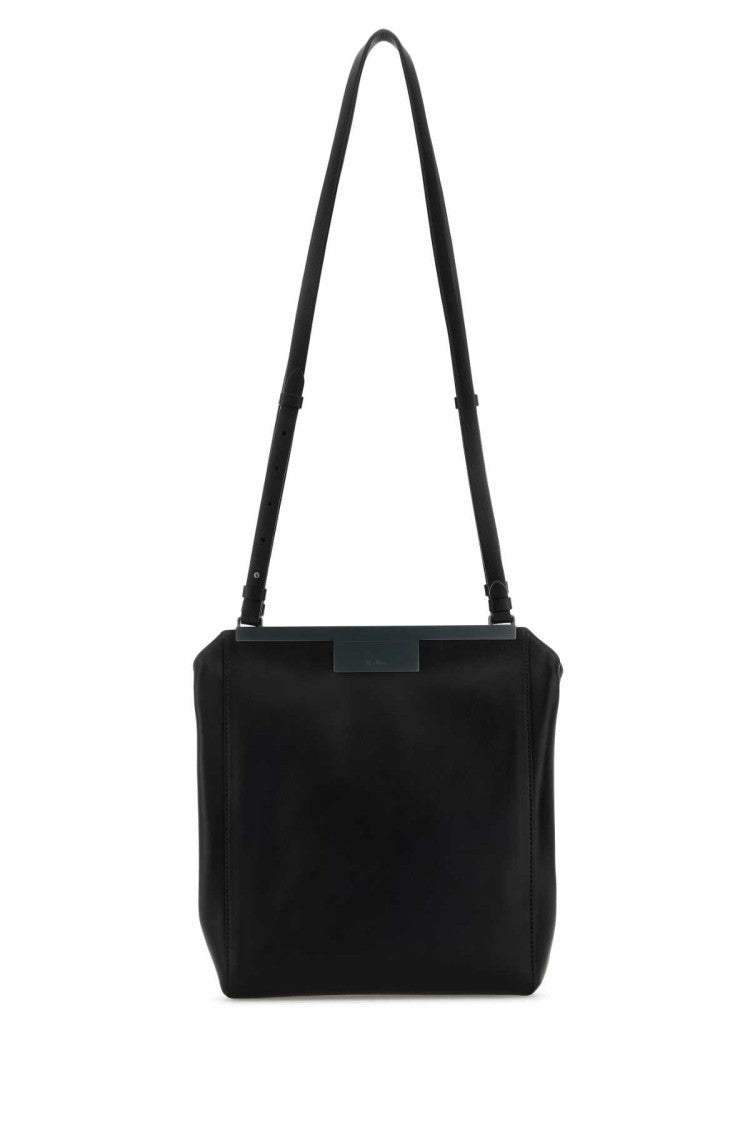 Max Mara Black Leather Mmsummer Shoulder Bag