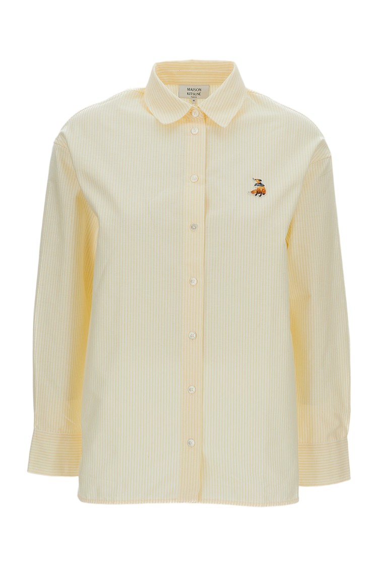 Maison Kitsuné Yellow Dreaming Fox Casual Shirt