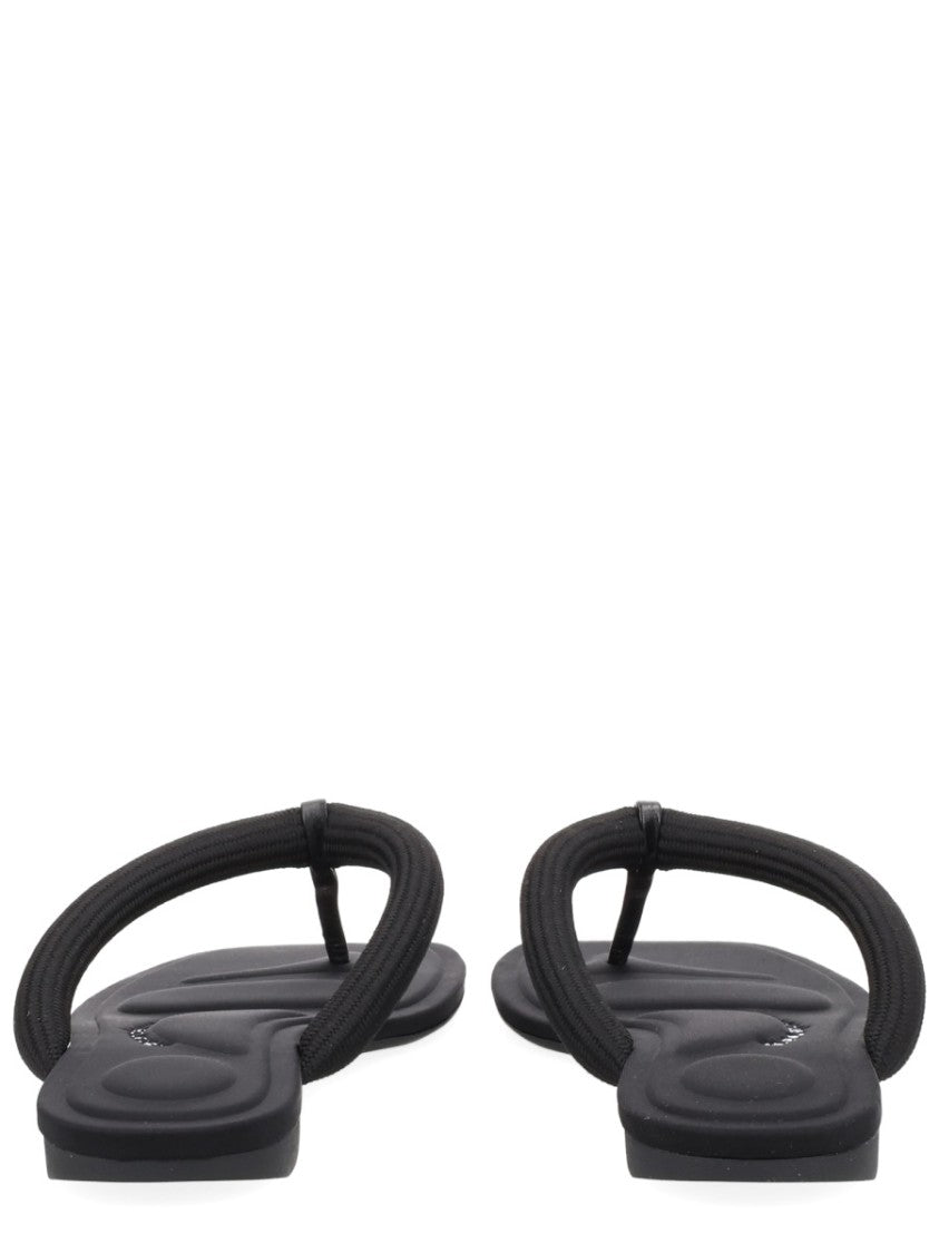 Alexander Wang Neutrals Jenna Tubular Padded Flop Sandals