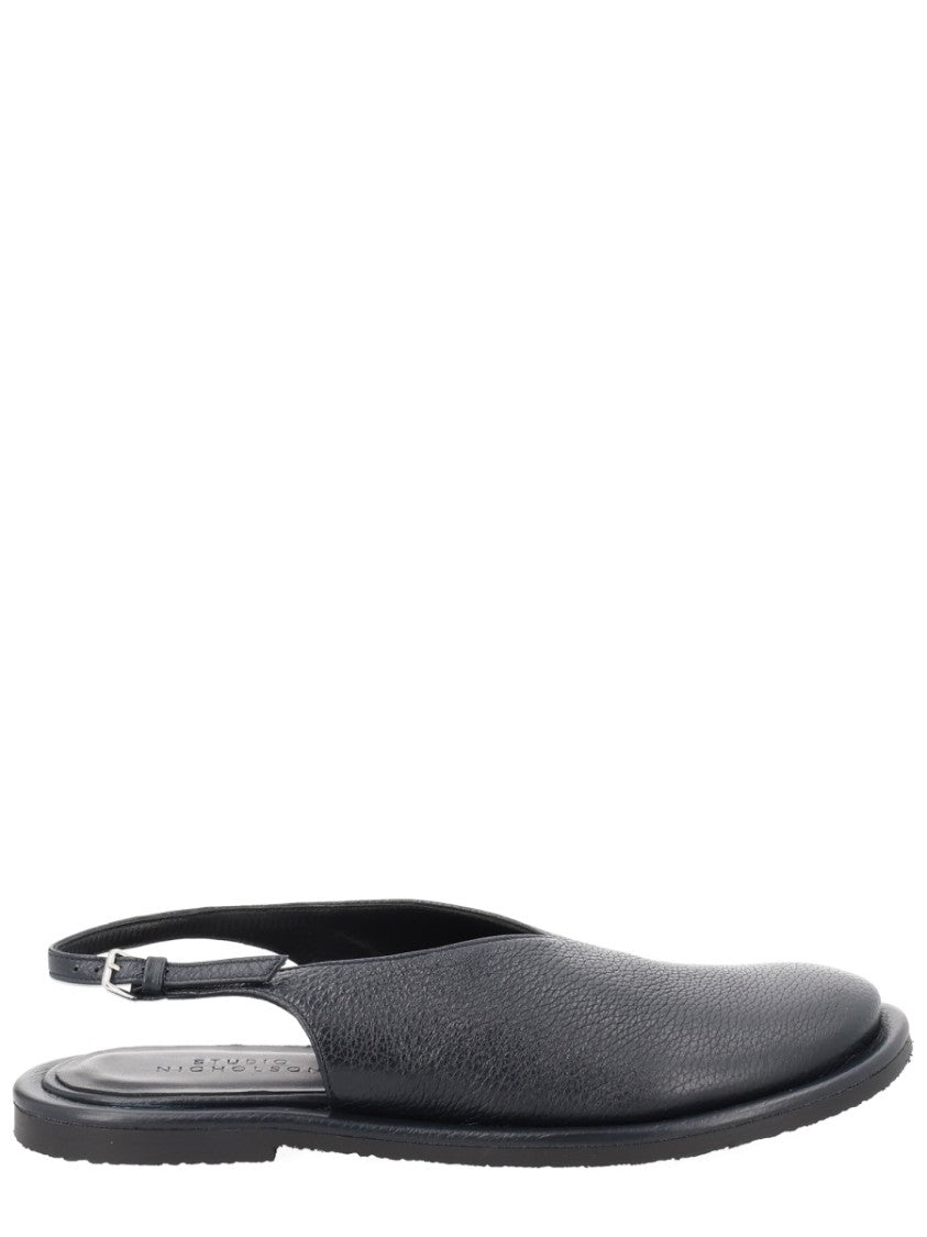 Studio Nicholson Slingback Deerskin Leather Sandals