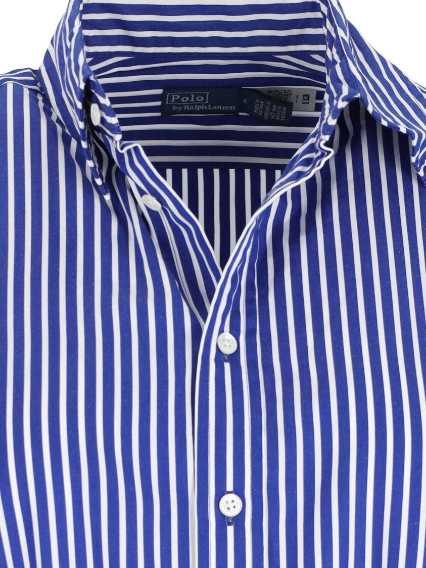 Polo Ralph Lauren Midi Shirt Dress Blue