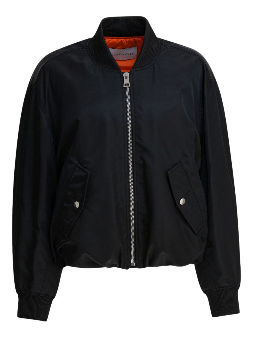 Givenchy Cropped Jacket With Ribbed Details