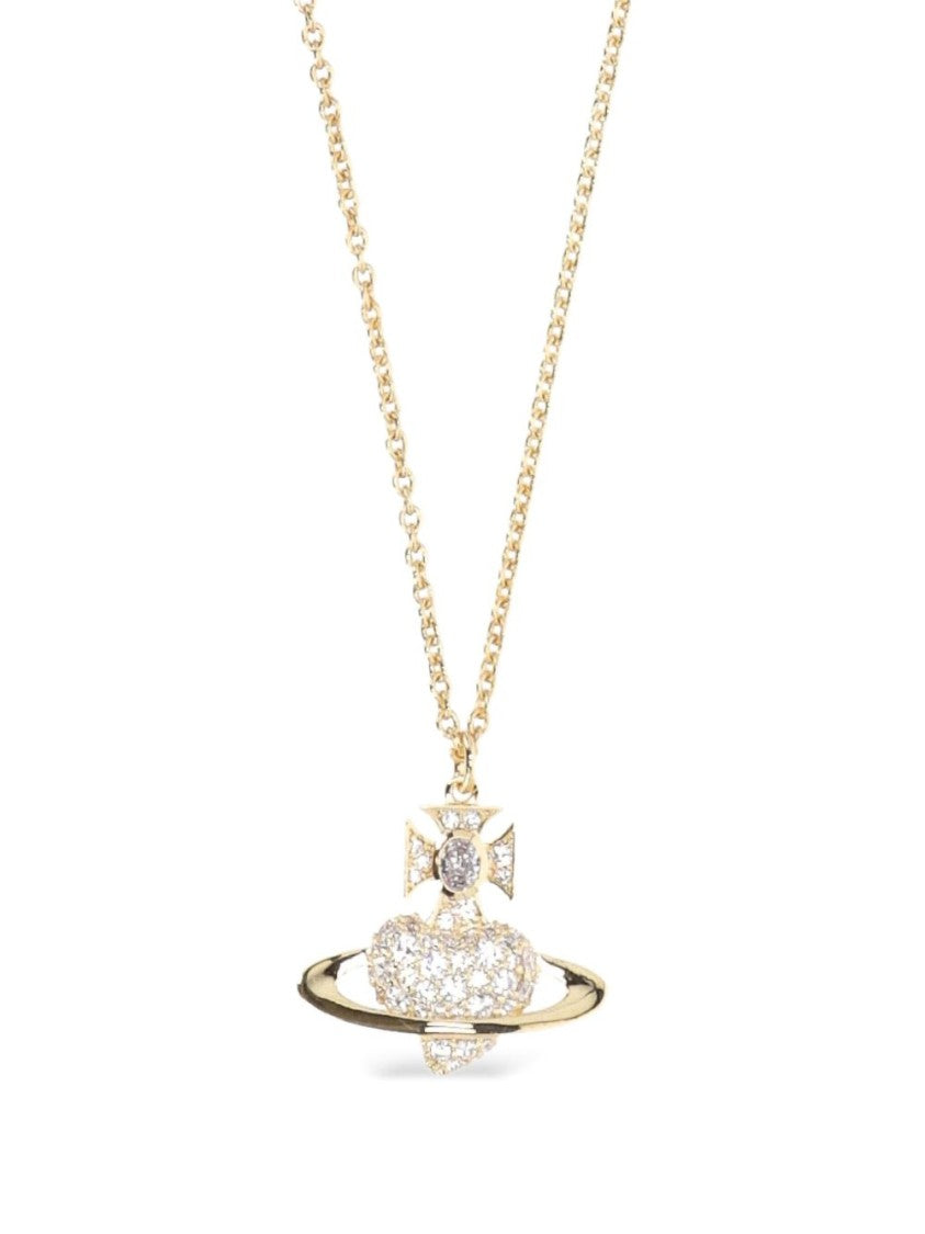 Vivienne Westwood Gold-Tone Chain Necklace With Orb Pendant
