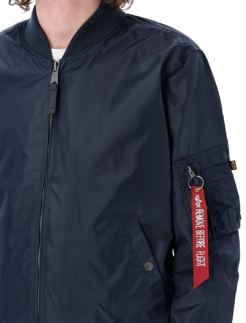 Alpha Industries Lightweight Slim-Fit Flight Jacket With Utility Details