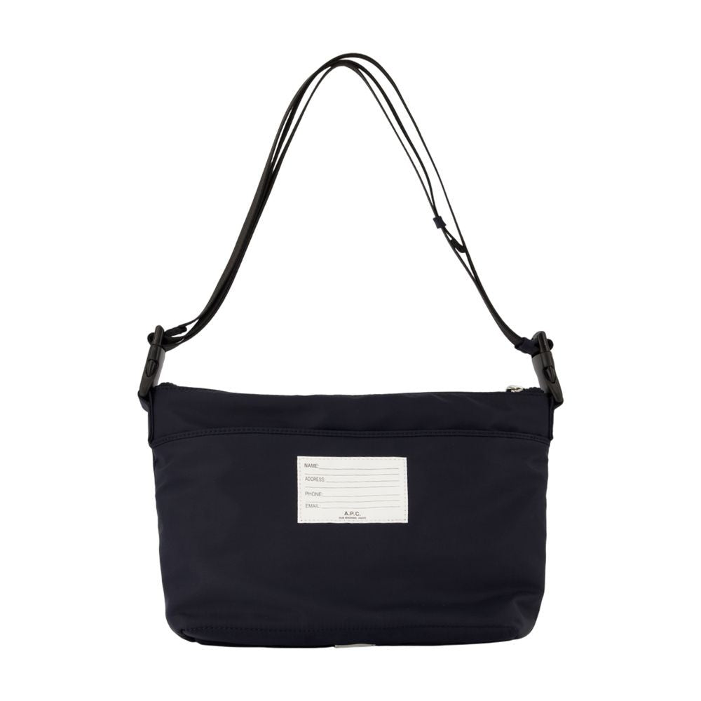 A.P.C. Trek Crossbody - Nylon - Blue