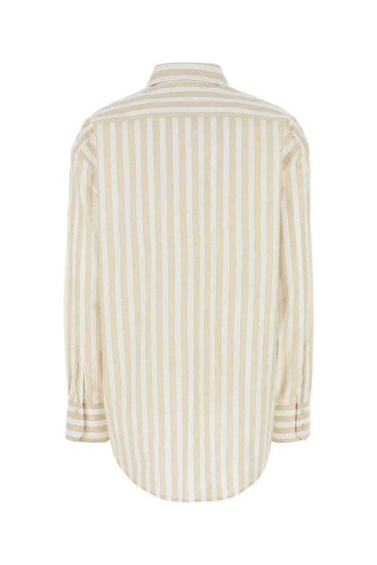 Saint Laurent Embroidered Oxford Shirt