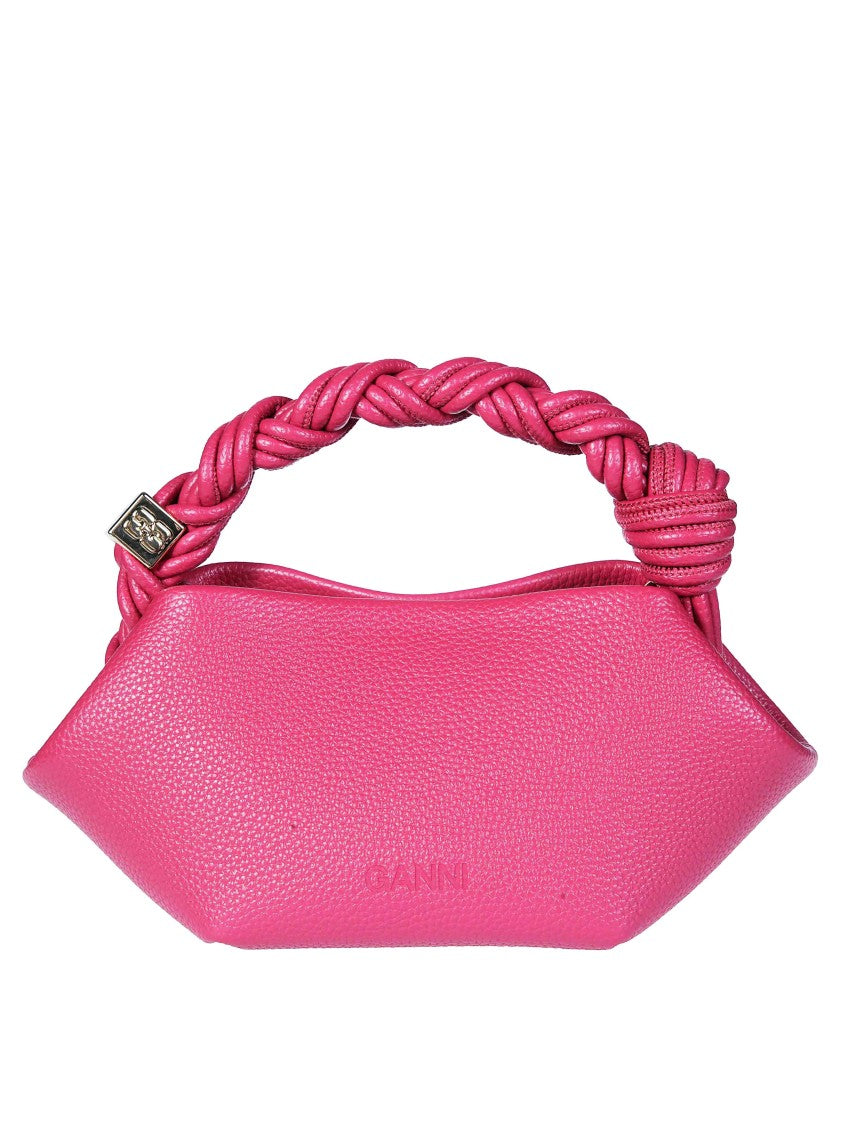 Ganni Bou Mini Grained Textured Shoulder Bag