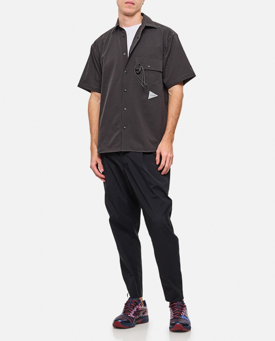 And Wander Short Sleeve Button-Down Shirt With Welt Pocket