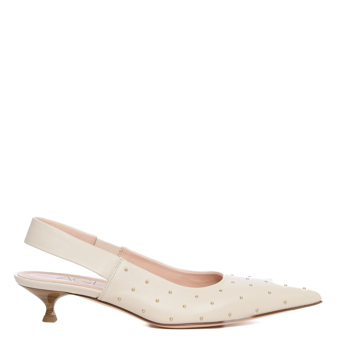 Agl Sling-Back Pumps With Decorative Micro-Studs