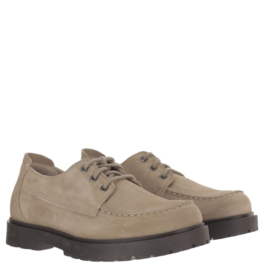 Birkenstock Low Suede Shoes With Round Toe And Anatomical Footbed