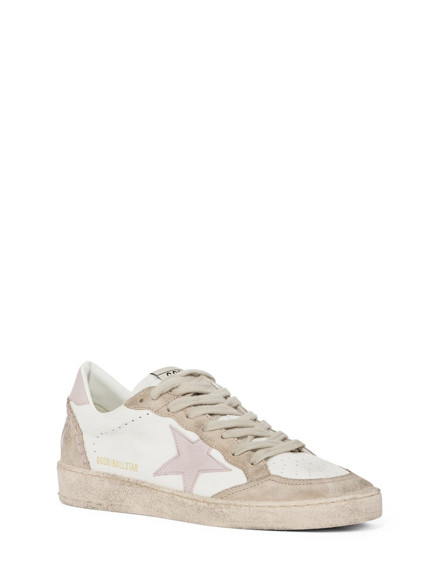 Golden Goose Nappa Leather Sneakers With Suede Toe