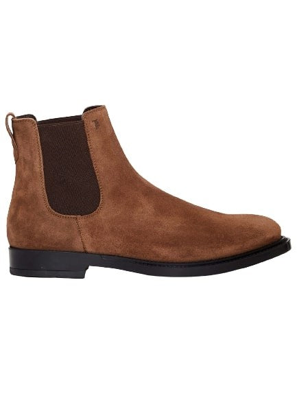 Tod's Leather Suede Ankle Boot