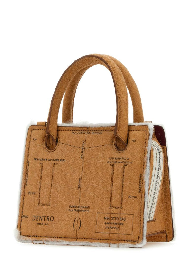 Dentro Printed Paper Mini Otto Paper Handbag
