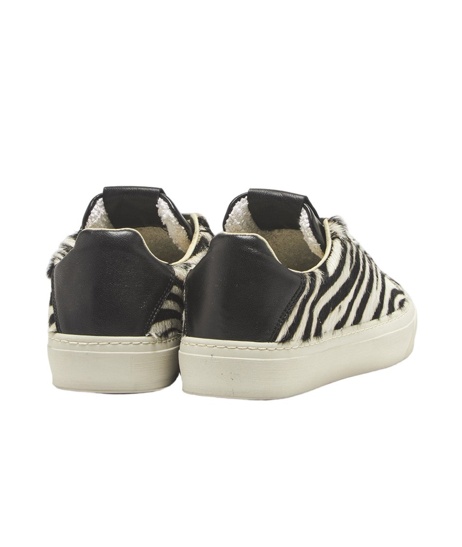 Aqua Alta Venice Zebra Fur Upper Aqua Alta Sneakers