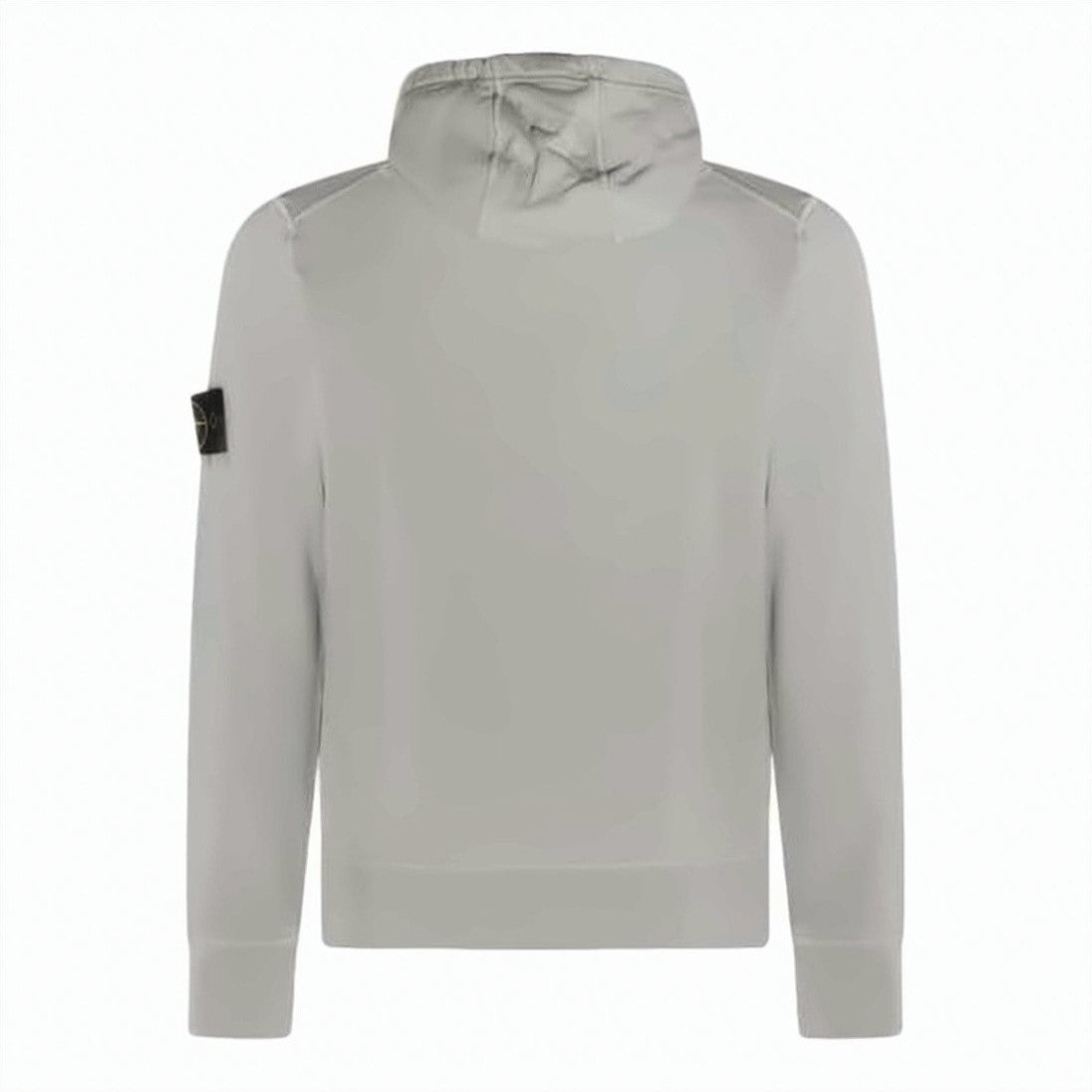 Stone Island Minimalist Cotton Hoodie With Distinctive Logo Patch