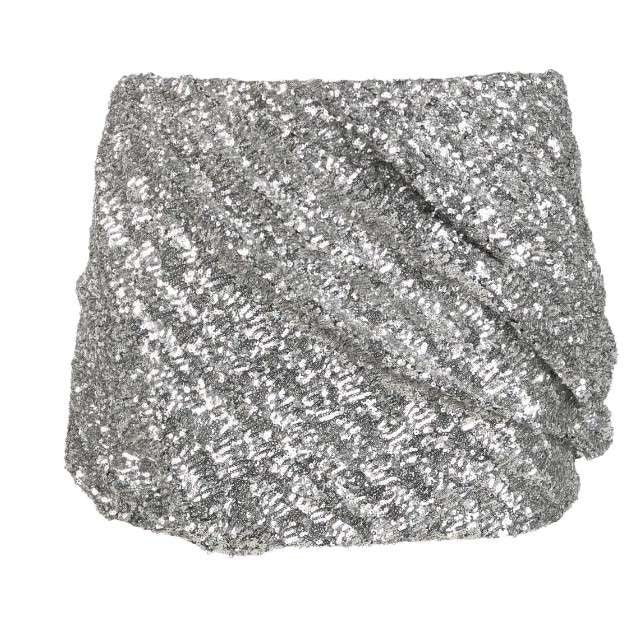 The Attico Sequin-Embellished Miniskirt